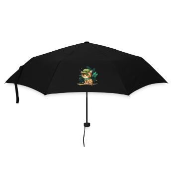 Mignon chat tropical 2 - Parapluie standard - noir - Devant