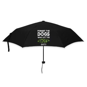 sarcasm colleague irony friend - Umbrella (small) - black - Front