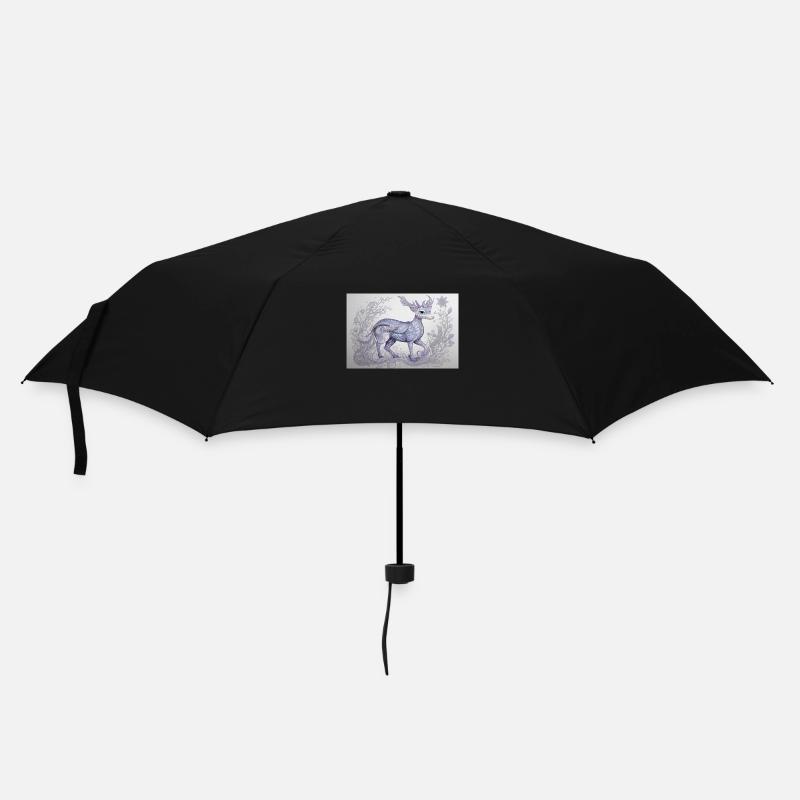 mystisches Tier 20 - Regenschirm (klein) - Schwarz