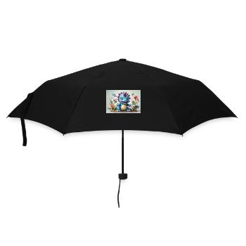 Monster 10 - Regenschirm (klein) - Schwarz - Vorne