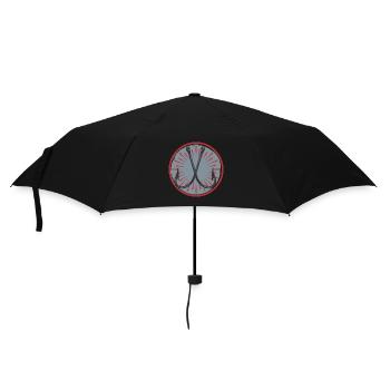 Fish Hook Angel Design Angler Fishing Angler - Umbrella (small) - black - Front