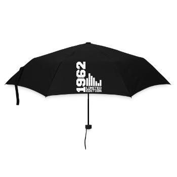 Vintage 1962 Geburtstagsgeschenk 1962 Baujahr 1962 - Regenschirm (klein) - Schwarz - Vorne