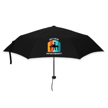 Physiotherapist Humorous Gift Saying Funny - Umbrella (small) - black - Front