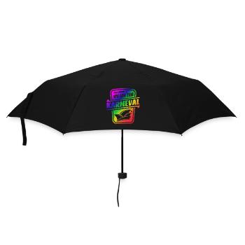 Mir reicht's ich geh zum Karneval - Fasching - Regenschirm (klein) - Schwarz - Vorne