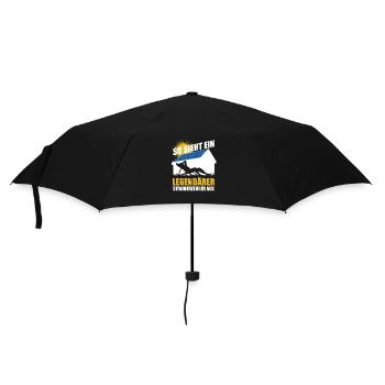 So sieht ein legendärer Stromerzeuger aus - Solar - Regenschirm (klein) - Schwarz - Vorne