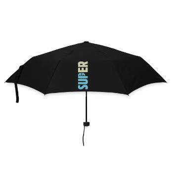 SUPER, Stand up paddling, SUP - Regenschirm (klein) - Schwarz - Vorne