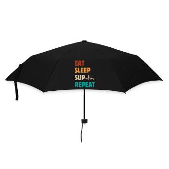 Eat Sleep SUP Repeat - Parapluie standard - noir - Devant