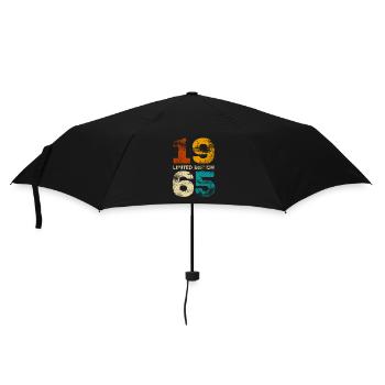 Vintage 1965 Edition Limitée - Cadeau d’anniversaire - Parapluie standard - noir - Devant