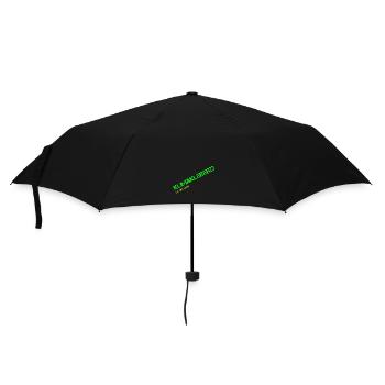 KLIMAKLEBER23 ich war dabei! - Regenschirm (klein) - Schwarz - Vorne