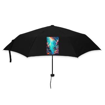 Récif corallien sous-marin - Parapluie standard - noir - Devant