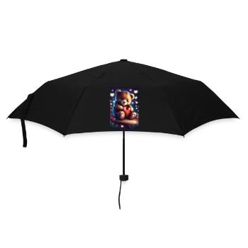 Adorable teddy bear - Umbrella (small) - black - Front