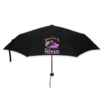 Humor Drinks Cruise Vacation - Umbrella (small) - black - Front