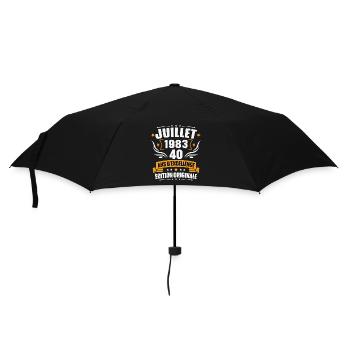 Vintage Cadeau Juillet 1983, 40 Ans Anniversaire - Parapluie standard - noir - Devant