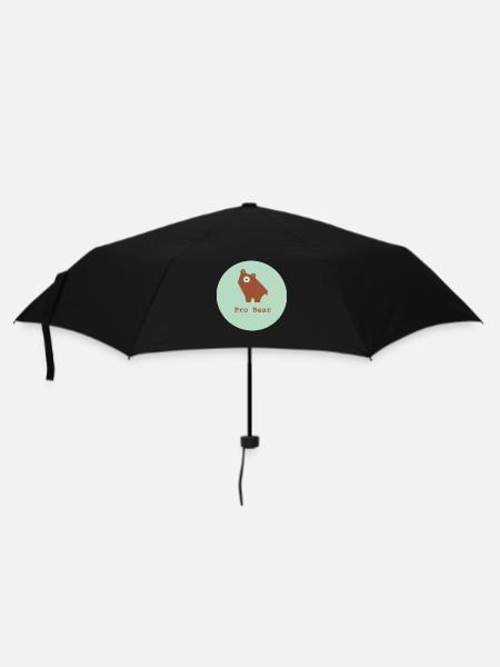 Pro Baer, Pro Natura, Pro Brownbaer - Umbrella (small) - black