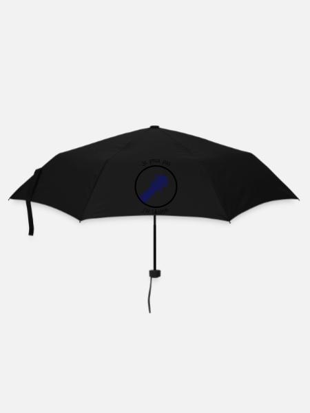 Je peux pas j'ai Ukulele - Parapluie standard - noir