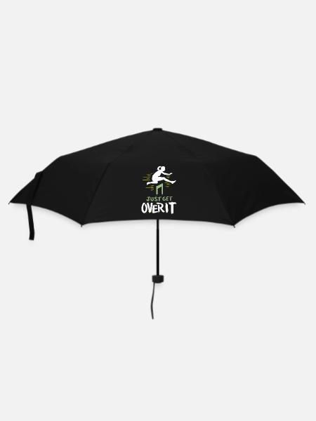 Leichtathletik Hürdenlauf Sport - Regenschirm (klein) - Schwarz