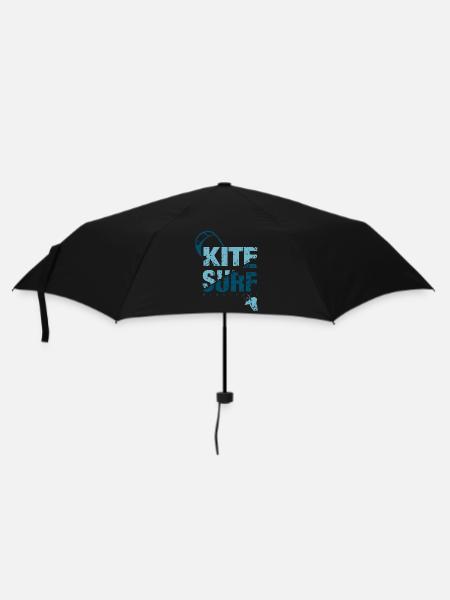 KITE SURF 3 - Regenschirm (klein) - Schwarz