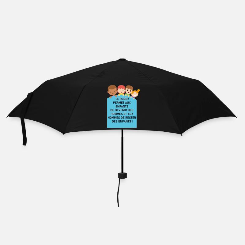 le rugby - Parapluie standard - noir