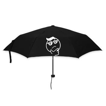 Face Emotion Facial Expressions Feeling Gift Feeling Comic - Umbrella (small) - black - Front