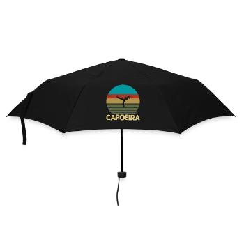 Capoeira Woman | Capoeira Design - Umbrella (small) - black - Front