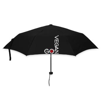 GO VEGAN ANIMAL RIGHTS NOW - Umbrella (small) - black - Front