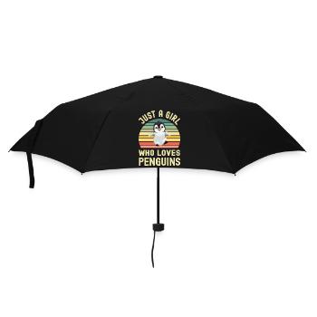 Penguin Penguins - Umbrella (small) - black - Front