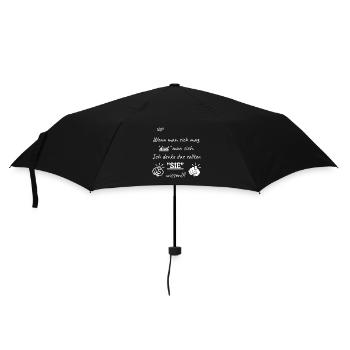 Mögen - Regenschirm (klein) - Schwarz - Vorne