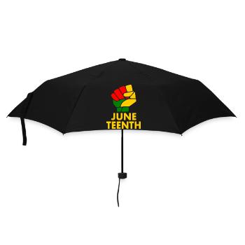 juneteenth - Umbrella (small) - black - Front