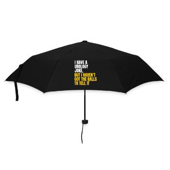 Urology joke 2 - Umbrella (small) - black - Front