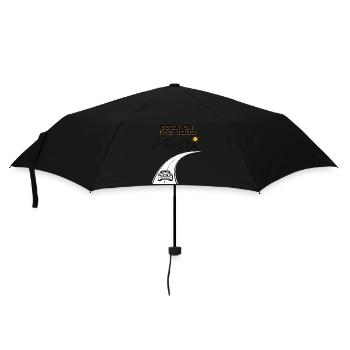 Back on the road - Regenschirm (klein) - Schwarz - Vorne