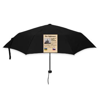 Russian-Moscow Nostalgia Design Ironic - Umbrella (small) - black - Front