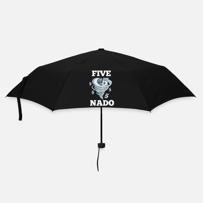 Tornade du 5e anniversaire - Parapluie standard - noir