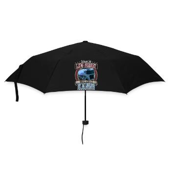 LKW Fahrer - Regenschirm (klein) - Schwarz - Vorne
