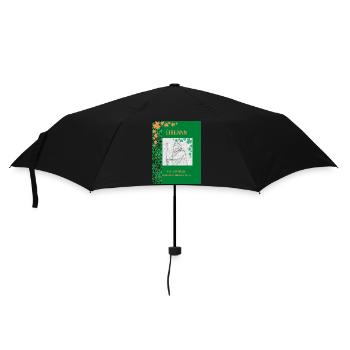Eireann, the goddess after whom Ireland is named. - Umbrella (small) - black - Front