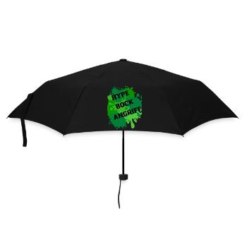 7vs Wild Bock Angriff Motivation Natur Abenteuer - Regenschirm (klein) - Schwarz - Vorne