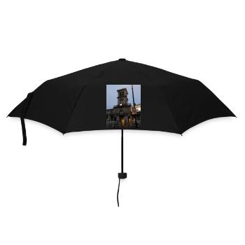 Connelly Station, Dublin, Ireland. - Umbrella (small) - black - Front