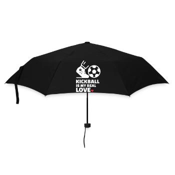 J’adore le kickball - Parapluie standard - noir - Devant