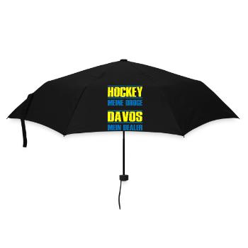 Davos - Regenschirm (klein) - Schwarz - Vorne