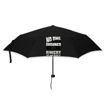 NO ONE EVER DROWNES IN SWEAT - Umbrella (small) - black - Front