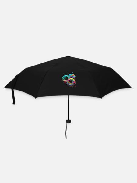 DONUTS WITH GOOD CREAM - DONUT - Umbrella (small) - black