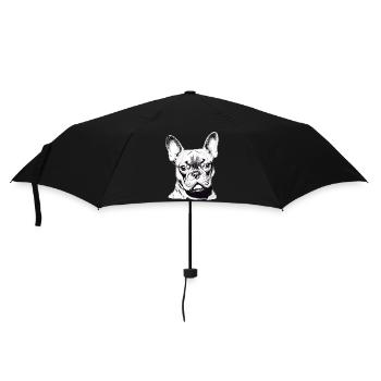 Bulldog Dogs Dog Owner Dog Dog Owner - Parapluie standard - noir - Devant