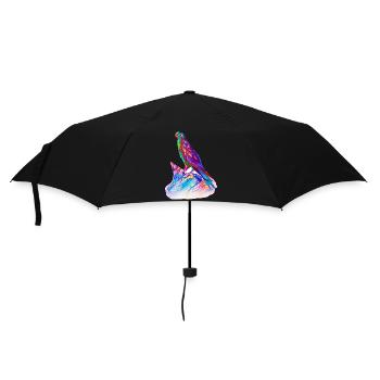 Budgerigar Bird Cockatiel Bird Propriétaire - Parapluie standard - noir - Devant