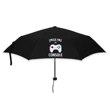 Tee shirt - J peux pas J ai Console - Parapluie standard - noir - Devant