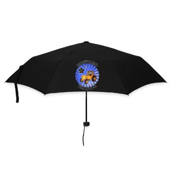 Le tracteur moutarde - Parapluie standard - noir - Devant