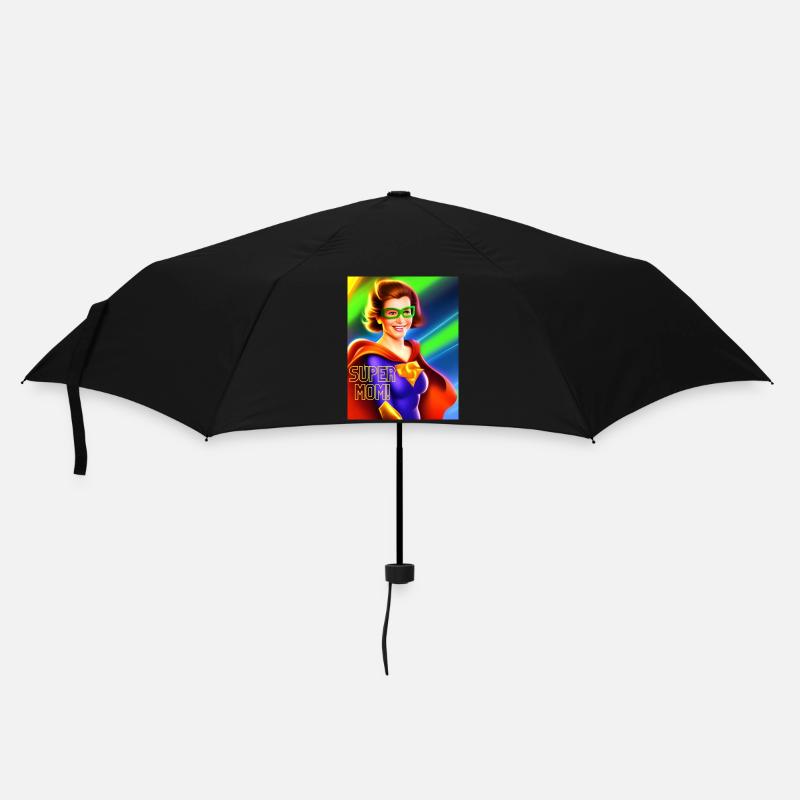 Super Mom! - Umbrella (small) - black