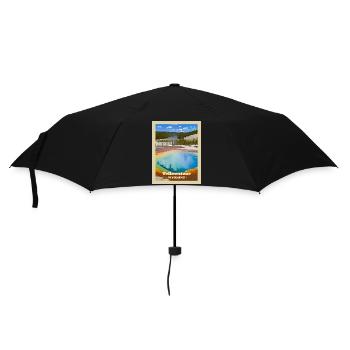 Yellowstone National Park - Umbrella (small) - black - Front