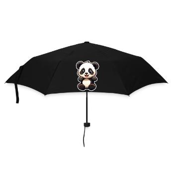be a Panda - Umbrella (small) - black - Front