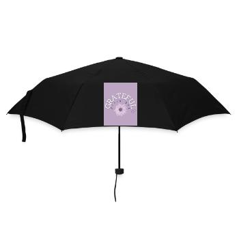 Grateful Every Day (Positive Design) - Umbrella (small) - black - Front
