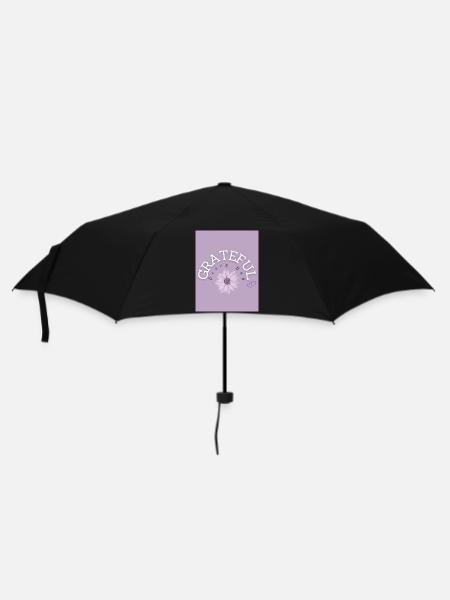 Grateful Every Day (Positive Design) - Umbrella (small) - black