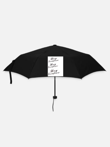 sommer hot - Regenschirm (klein) - Schwarz